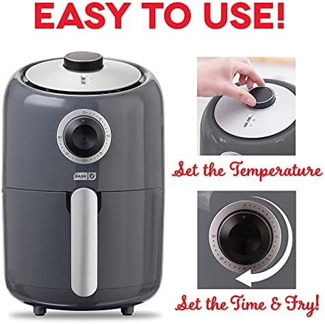 Compact grey basket style air fryer — photo 4