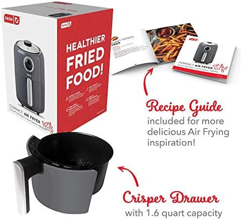 Compact grey basket style air fryer — photo 5