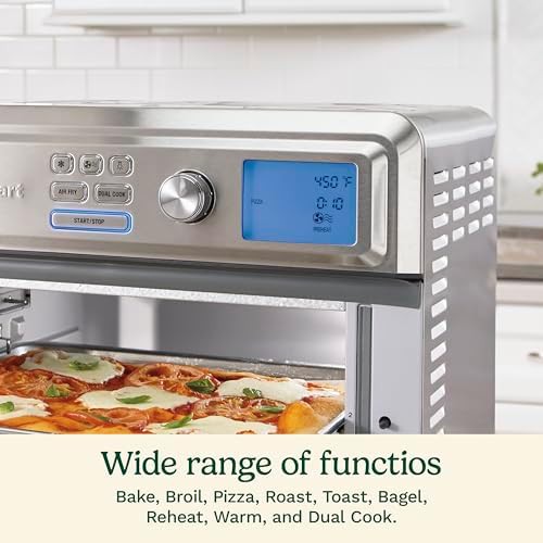 Digital stainless steel air fryer toaster oven — photo 5