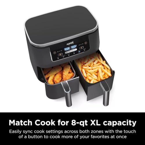 Foodi Air Fryer, 8 Qt DualZone, 6-in-1, Grey, DZ201 — photo 4