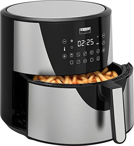 Eight quart stainless steel digital air fryer — photo 3