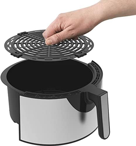 Eight quart stainless steel digital air fryer — photo 5