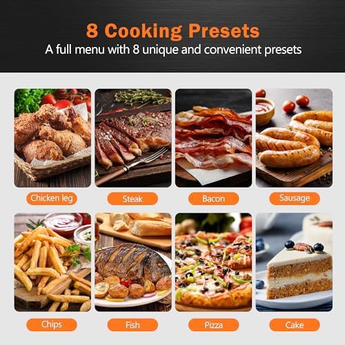 Black digital air fryer with shake reminder — photo 4