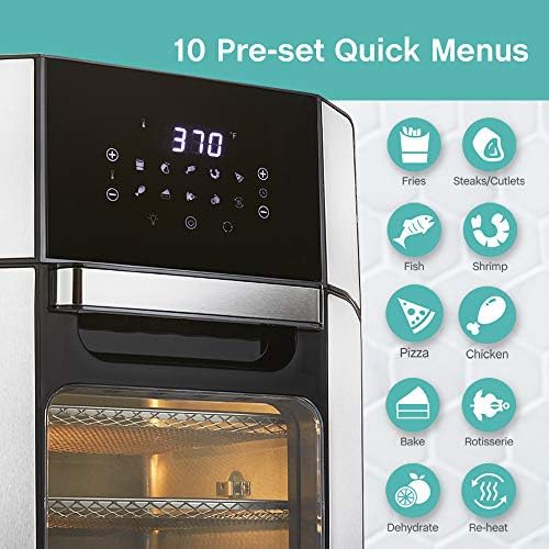 Black Twelve Quart Rotisserie Oven Combo — photo 4