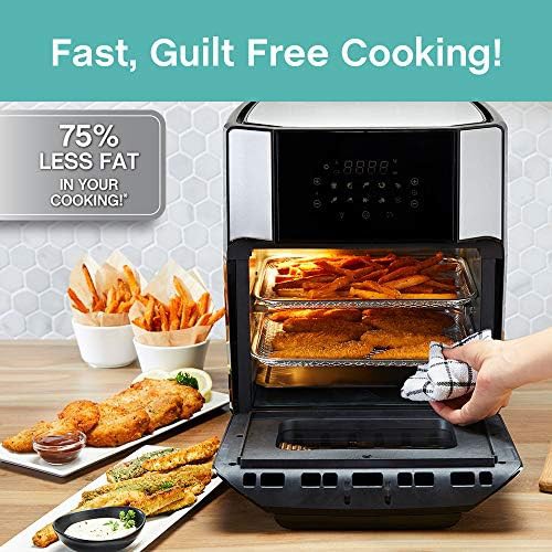 Black Twelve Quart Rotisserie Oven Combo — photo 5