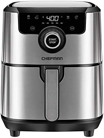 Stainless steel basket air fryer 4.5 quart