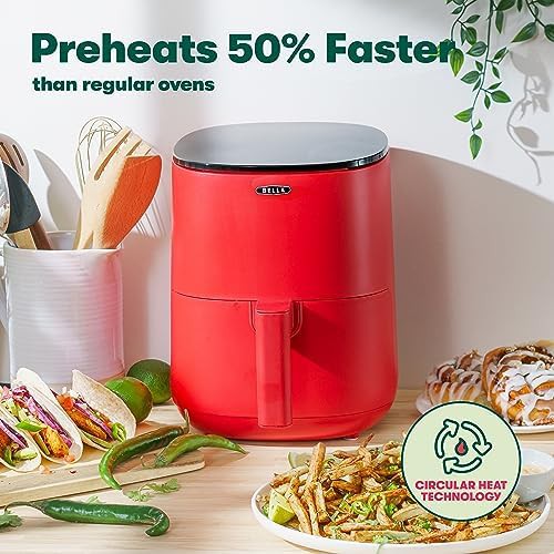 Matte red three quart touchscreen multicooker — photo 5