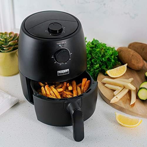 Black Matte Analog Basket Air Fryer