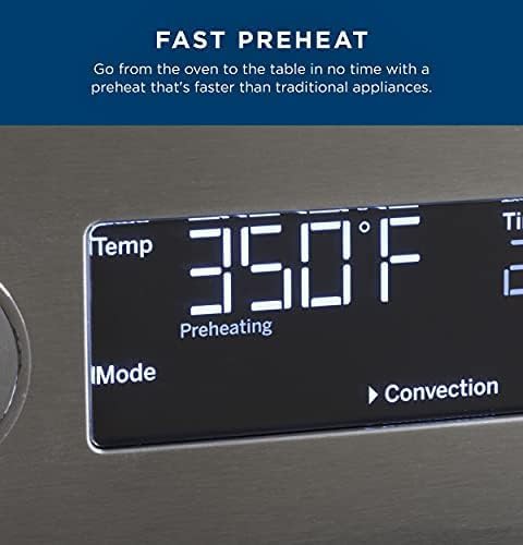 Stainless steel digital air fryer toaster oven — photo 4