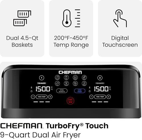 Dual basket turbofry touch air fryer — photo 3