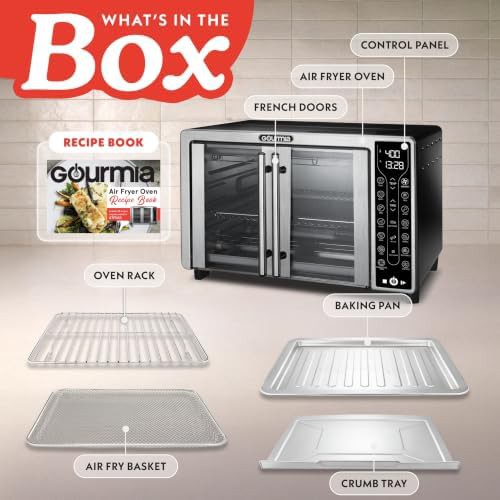 Digital display stainless steel toaster oven — photo 4