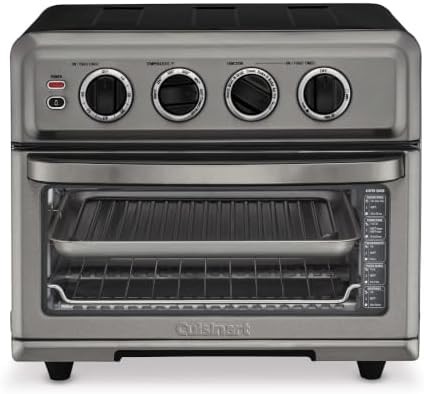 Black stainless toaster oven and grill