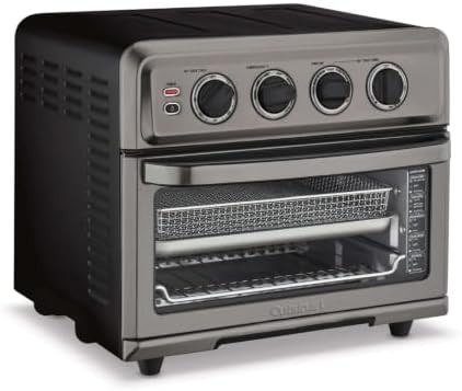 Black stainless toaster oven and grill — photo 3