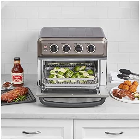 Black stainless toaster oven and grill — photo 4