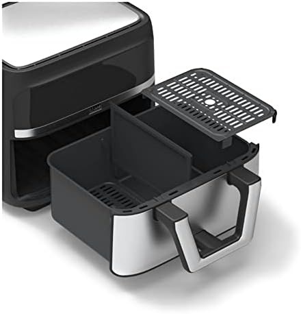 Dual basket stainless steel digital air fryer — photo 3