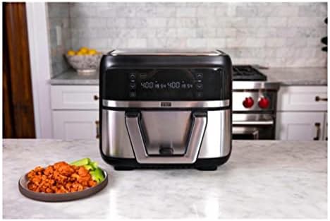 Dual basket stainless steel digital air fryer — photo 4
