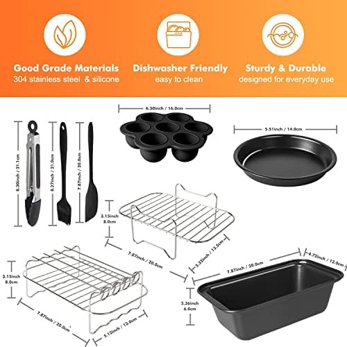 Dual basket air fryer rack accessories — photo 4