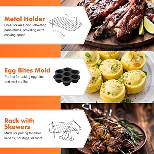Dual basket air fryer rack accessories — photo 5