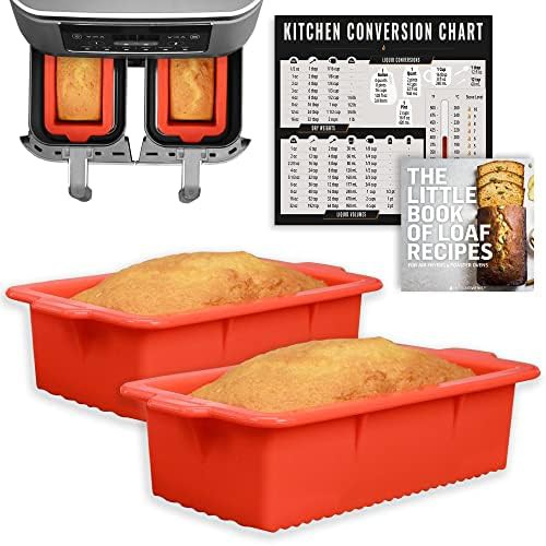 Silicone Loaf Pans for Dual Baskets