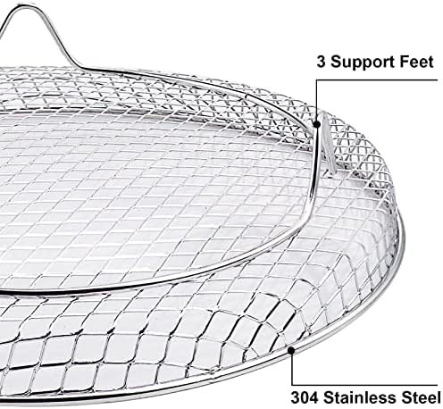 Stainless steel stackable air fryer racks — photo 3