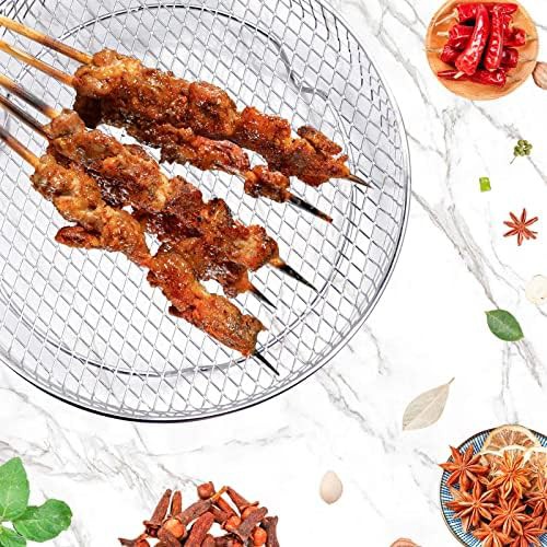 Stainless steel stackable air fryer racks — photo 4