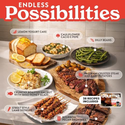 Stainless steel 14 qt rotisserie air fryer oven — photo 3