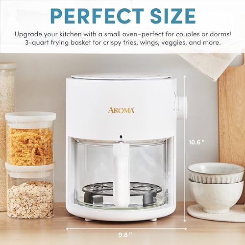 White Glass Convection Air Fryer — photo 5