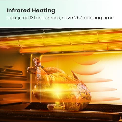 Retro cream infrared toaster oven 26.3 qt — photo 4