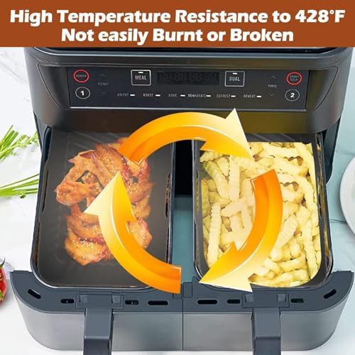 Silicone liners for dual air fryers — photo 5