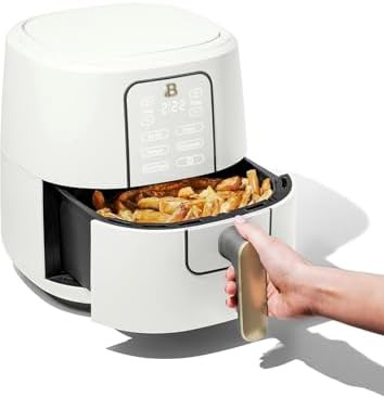 White icing touchscreen six quart air fryer — photo 3
