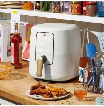 White icing touchscreen six quart air fryer — photo 5
