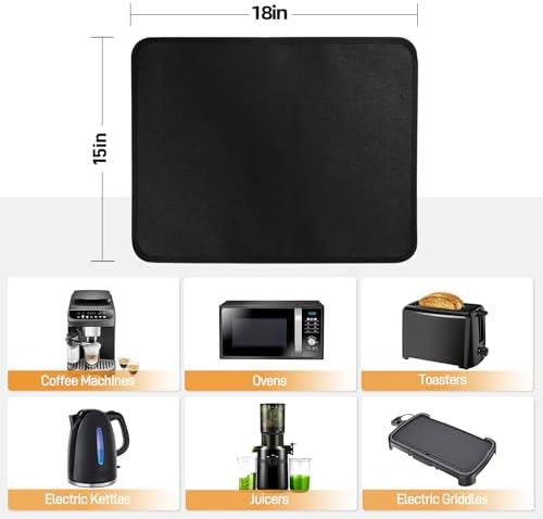 Black Silicone Heat Resistant Mats — photo 5