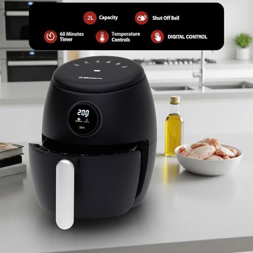 Small digital air fryer with dishwasher safe basket — photo 4