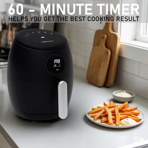 Small digital air fryer with dishwasher safe basket — photo 5