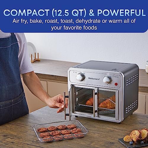 Stainless Steel French Door Air Fryer Oven — photo 3