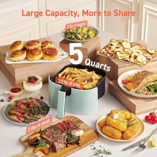 Pro LE five quart green air fryer — photo 3
