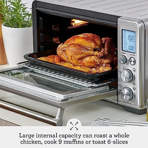 Black stainless smart oven air fryer combo — photo 4