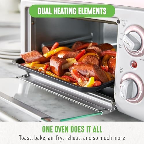Pink Ceramic Nonstick Toaster Oven — photo 5