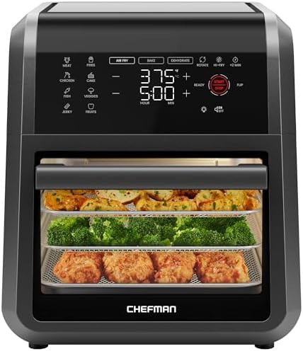 Twelve quart five in one air fryer oven