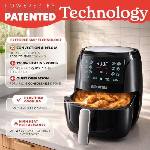 Black basket air fryer four quart — photo 4