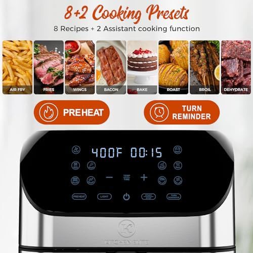 Black 8 qt fryer with probe — photo 4