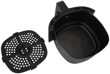Compact black basket style air fryer — photo 5