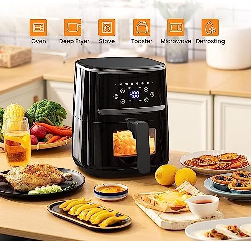 Digital fryer oven with visible window — photo 3