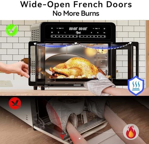 Dual zone French door toaster oven — photo 5