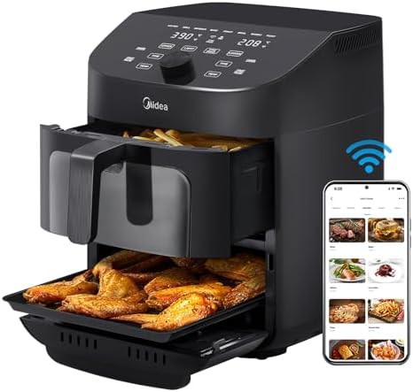 Dual basket smart wifi air fryer
