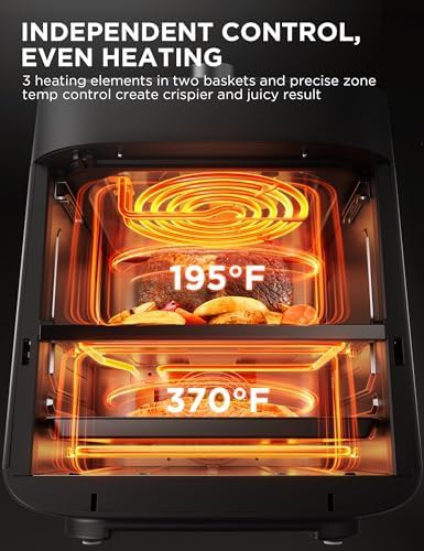 Dual basket smart wifi air fryer — photo 5
