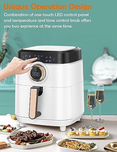 White touchscreen large oven fryer — photo 3