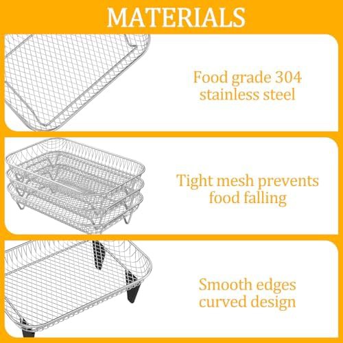 Three layer stainless steel rack set — photo 4
