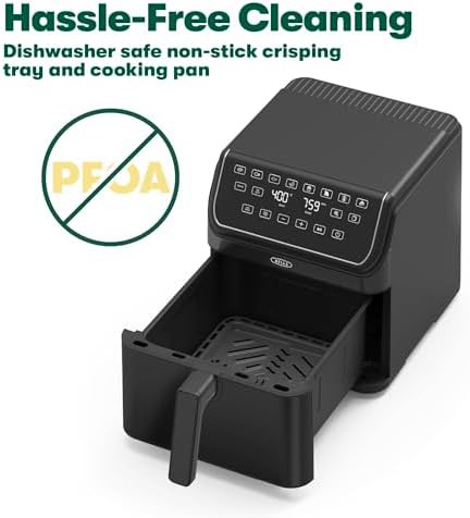 Black eight quart digital turbocrisp fryer — photo 3