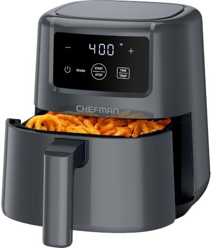 Grey two quart mini air fryer